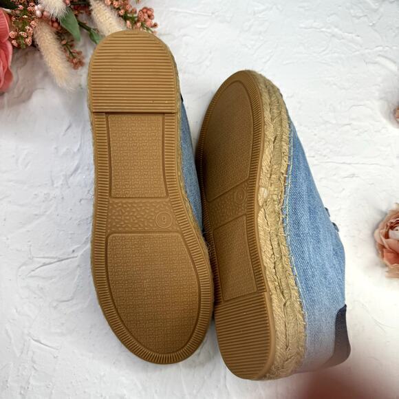 Marc Fisher Mandia 2 Denim Espadrille‎ Sneakers Size 6 - Picture 6 of 10